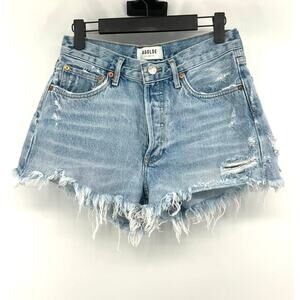 AGOLDE Parker Jean Shorts Distressed Women's Size 25